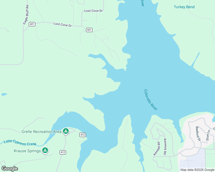 map of restaurants, bars, coffee shops, grocery stores, and more near 2035 County Road 410 in Spicewood