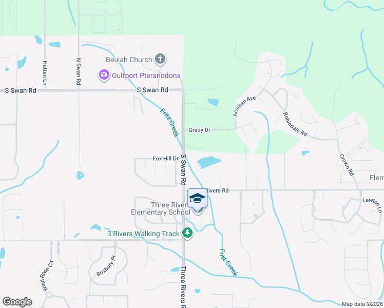 map of restaurants, bars, coffee shops, grocery stores, and more near 13535 McMurtray Road in Gulfport