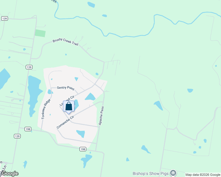 map of restaurants, bars, coffee shops, grocery stores, and more near 324 Apache Pass in Hutto