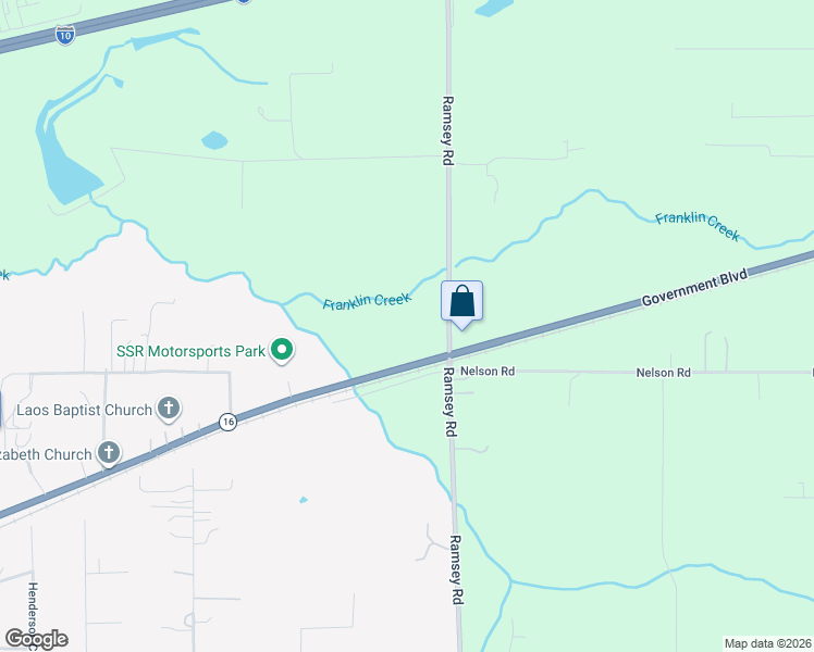map of restaurants, bars, coffee shops, grocery stores, and more near 9722 Ramsey Road in Grand Bay