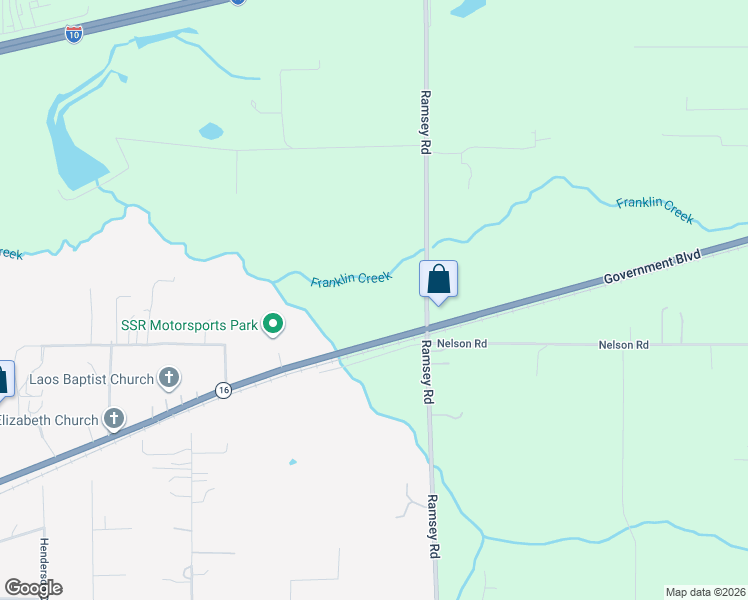 map of restaurants, bars, coffee shops, grocery stores, and more near 9722 Ramsey Road in Grand Bay