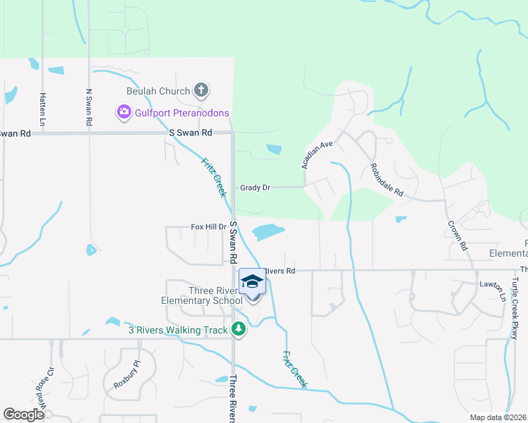 map of restaurants, bars, coffee shops, grocery stores, and more near 13535 McMurtray Road in Gulfport