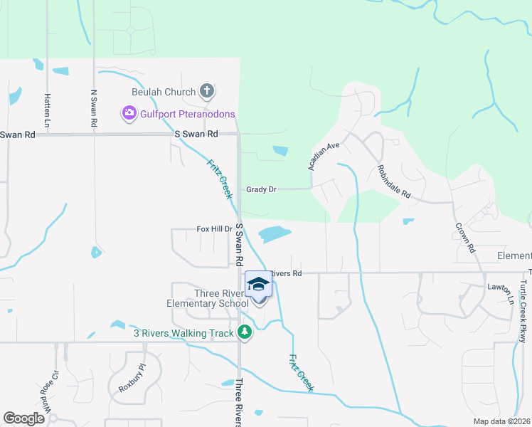 map of restaurants, bars, coffee shops, grocery stores, and more near 13535 McMurtray Road in Gulfport