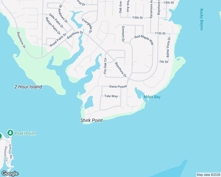 map of restaurants, bars, coffee shops, grocery stores, and more near 109 Dana Pointe in Niceville
