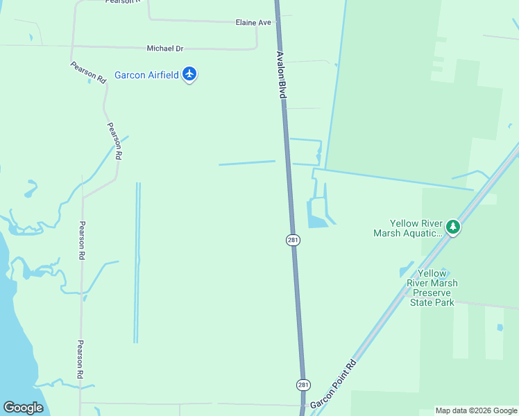 map of restaurants, bars, coffee shops, grocery stores, and more near in Garcon Point