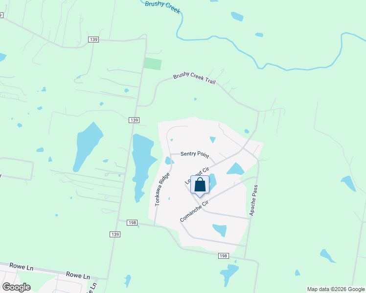 map of restaurants, bars, coffee shops, grocery stores, and more near 105 Sentry Point in Hutto