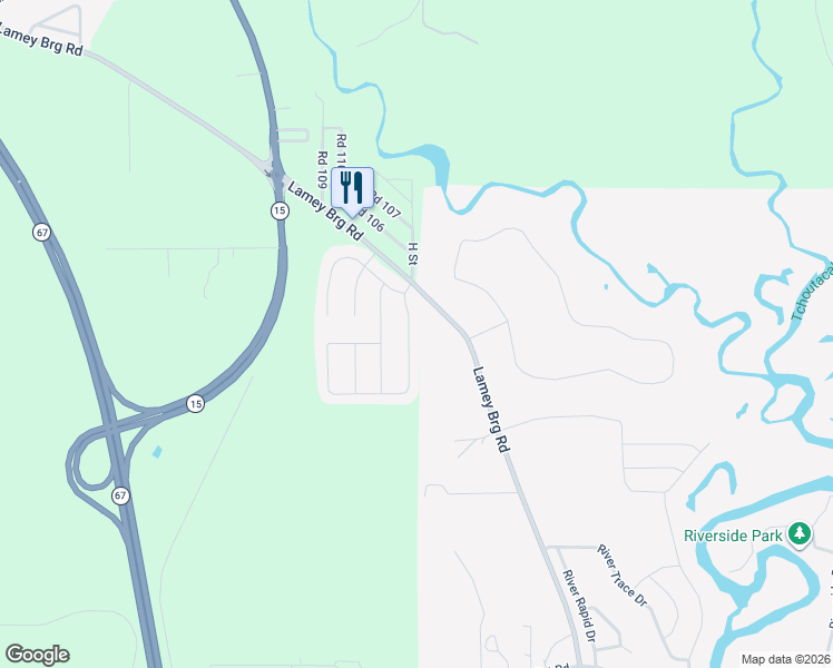 map of restaurants, bars, coffee shops, grocery stores, and more near 14096 Maddie Cir in Biloxi