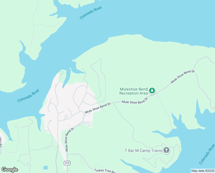 map of restaurants, bars, coffee shops, grocery stores, and more near 401 Wesley Ridge Drive in Spicewood