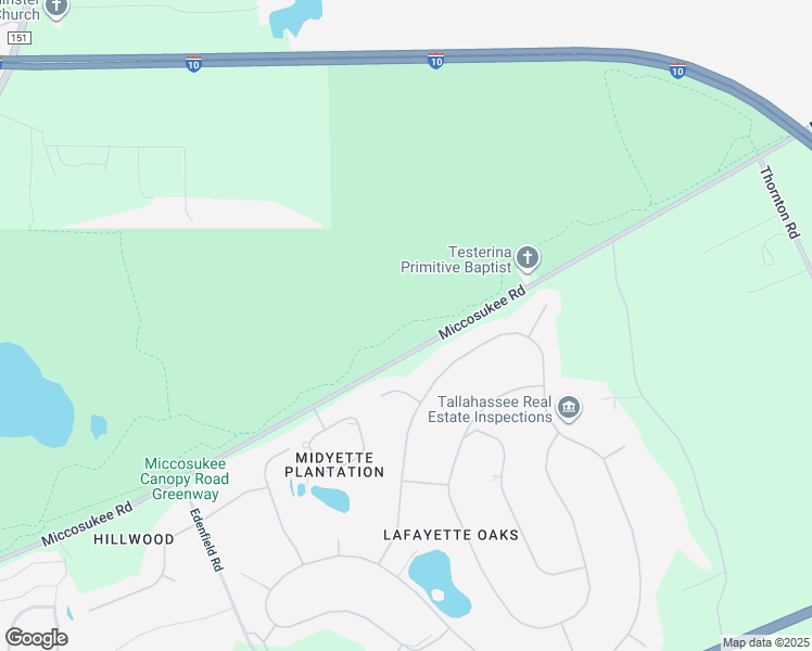 map of restaurants, bars, coffee shops, grocery stores, and more near Miccosukee Greenway in Tallahassee