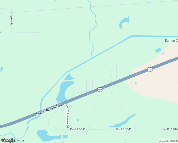 map of restaurants, bars, coffee shops, grocery stores, and more near 171 West Loop in Eunice