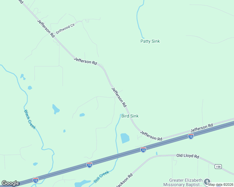 map of restaurants, bars, coffee shops, grocery stores, and more near 2010 Jefferson Road in Tallahassee