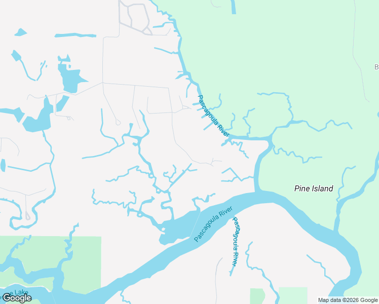 map of restaurants, bars, coffee shops, grocery stores, and more near 10025 Johns Bayou Road in Vancleave