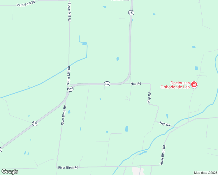 map of restaurants, bars, coffee shops, grocery stores, and more near 3306 Louisiana 357 in Opelousas