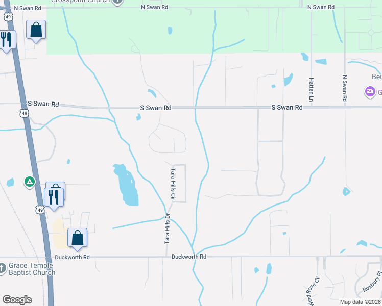 map of restaurants, bars, coffee shops, grocery stores, and more near 13680 Tara Hills Cir in Gulfport