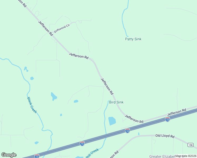 map of restaurants, bars, coffee shops, grocery stores, and more near 2010-2040 Jefferson Road in Tallahassee