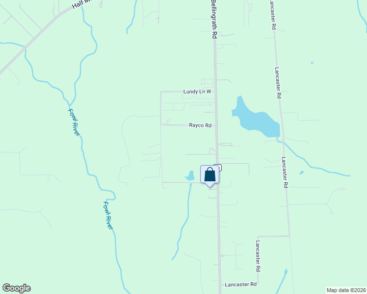 map of restaurants, bars, coffee shops, grocery stores, and more near 9670B Bellingrath Road in Theodore