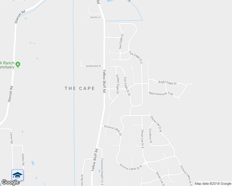 map of restaurants, bars, coffee shops, grocery stores, and more near 14026 Golden Eagle Drive in Jacksonville