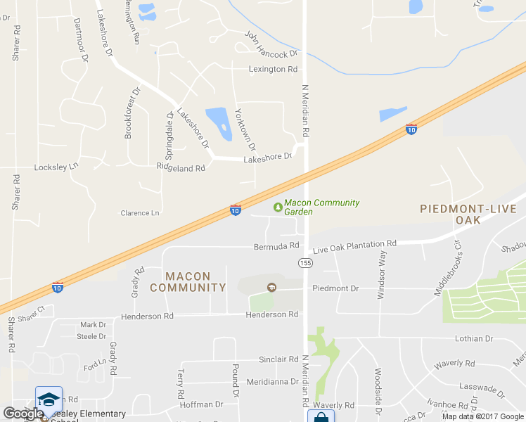 map of restaurants, bars, coffee shops, grocery stores, and more near 314 Macon Road in Tallahassee