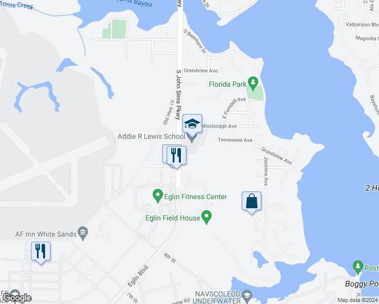 map of restaurants, bars, coffee shops, grocery stores, and more near 281 Mississippi Avenue in Valparaiso