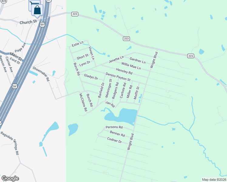 map of restaurants, bars, coffee shops, grocery stores, and more near 120 Rodgers Road in Shepherd