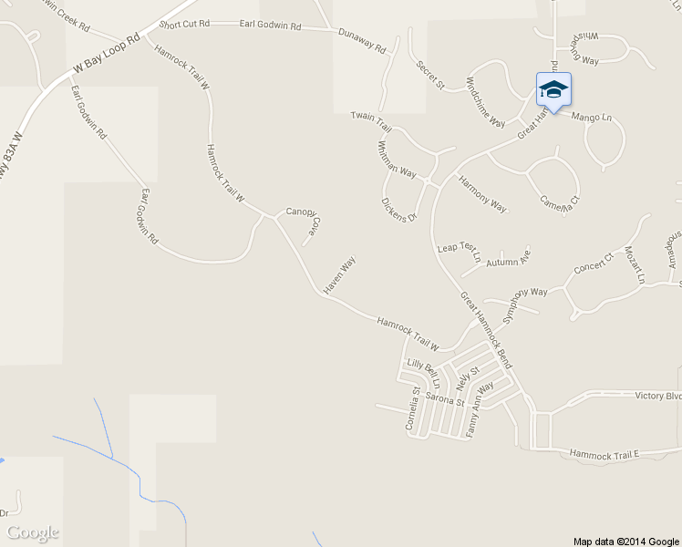 map of restaurants, bars, coffee shops, grocery stores, and more near Haven Way in Freeport