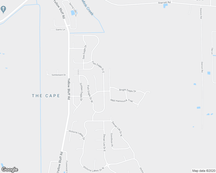 map of restaurants, bars, coffee shops, grocery stores, and more near 14006 Wild Hammock Trail in Jacksonville