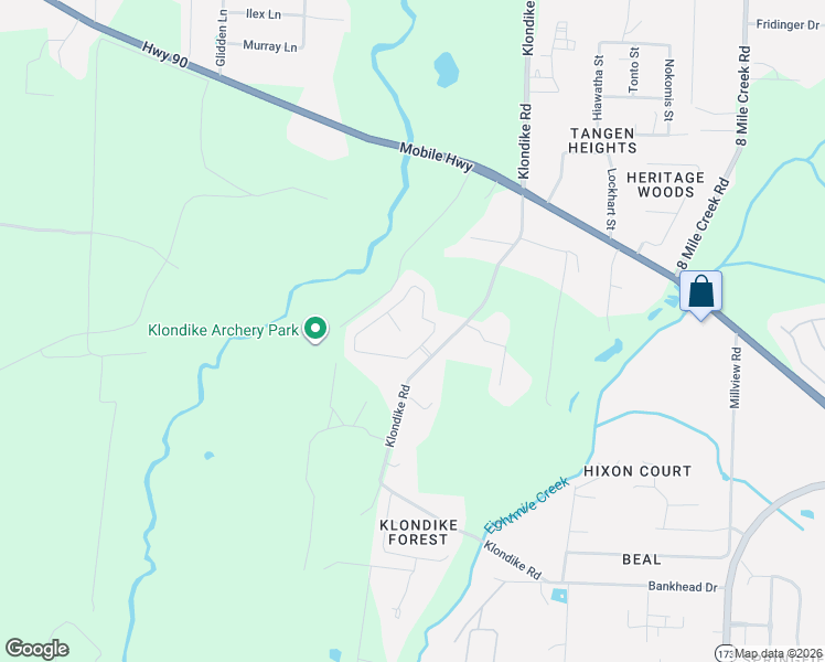map of restaurants, bars, coffee shops, grocery stores, and more near 6912 Brylington Loop in Bellview