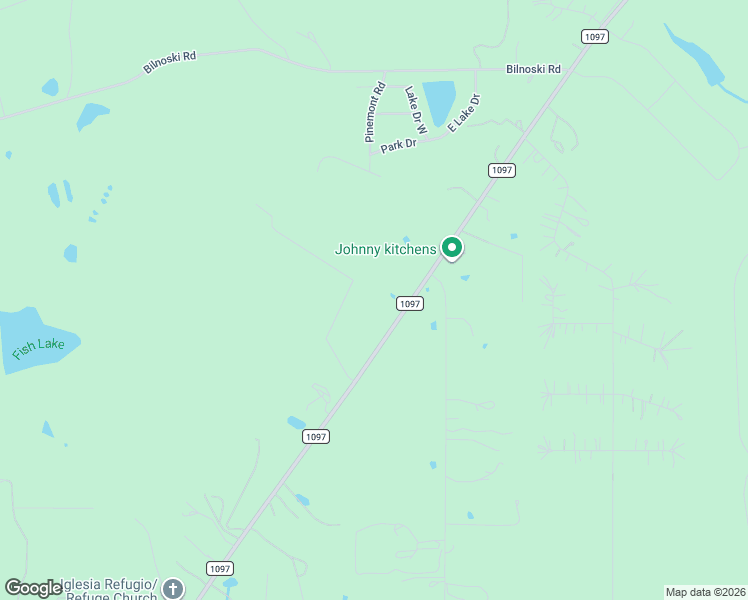 map of restaurants, bars, coffee shops, grocery stores, and more near 16825-17659 East Farm to Market Road 1097 in Willis