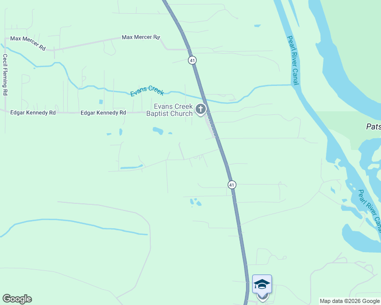 map of restaurants, bars, coffee shops, grocery stores, and more near 35259 Herman Singletary Road in Pearl River