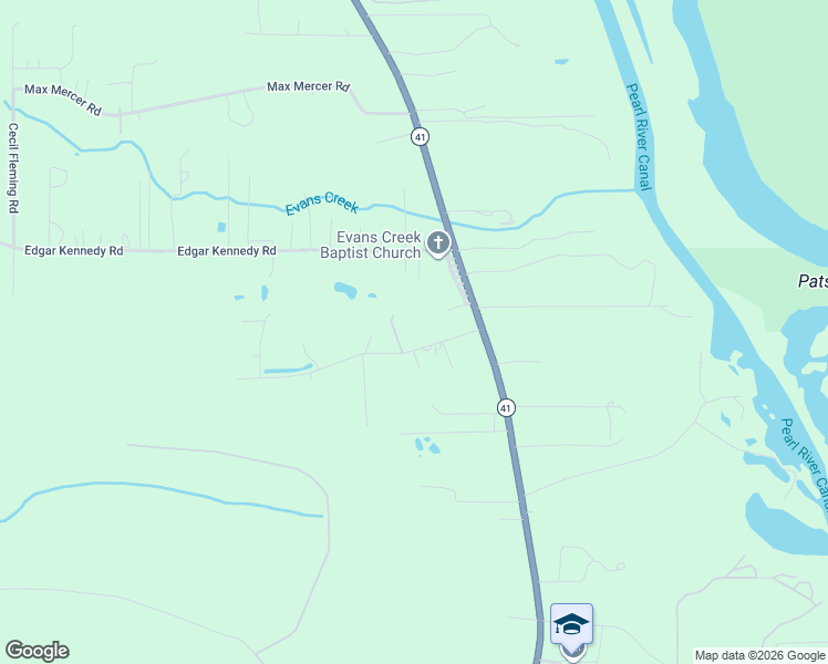 map of restaurants, bars, coffee shops, grocery stores, and more near 35259 Herman Singletary Road in Pearl River