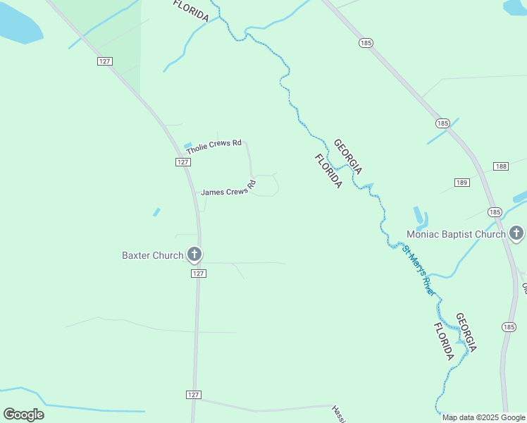 map of restaurants, bars, coffee shops, grocery stores, and more near 10763 James Crews Road in Sanderson