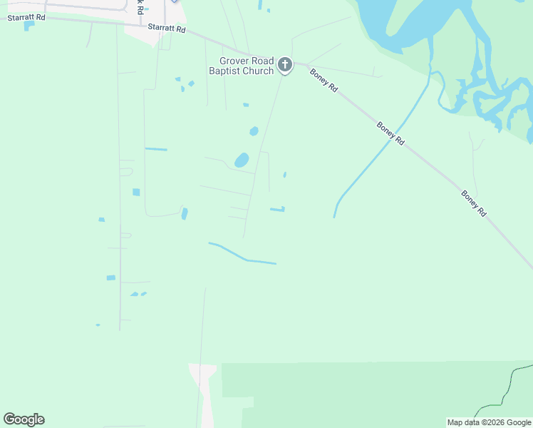 map of restaurants, bars, coffee shops, grocery stores, and more near 14085 Grover Road in Jacksonville