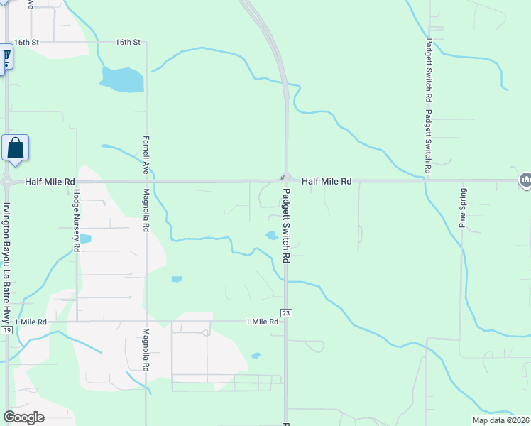 map of restaurants, bars, coffee shops, grocery stores, and more near 9550 Padgett Switch Road in Irvington