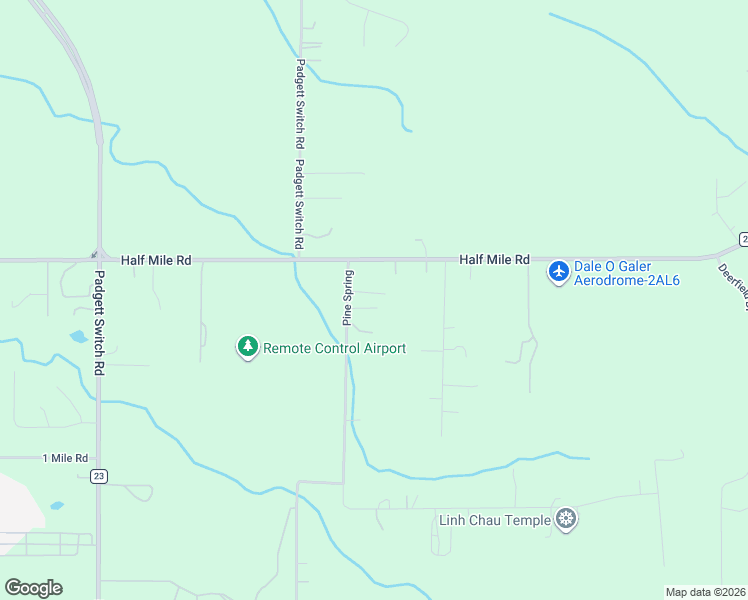 map of restaurants, bars, coffee shops, grocery stores, and more near 6951 Half Mile Road in Irvington