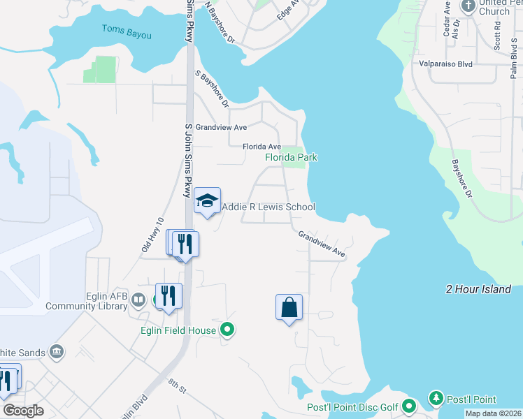 map of restaurants, bars, coffee shops, grocery stores, and more near 265 Mississippi Avenue in Valparaiso
