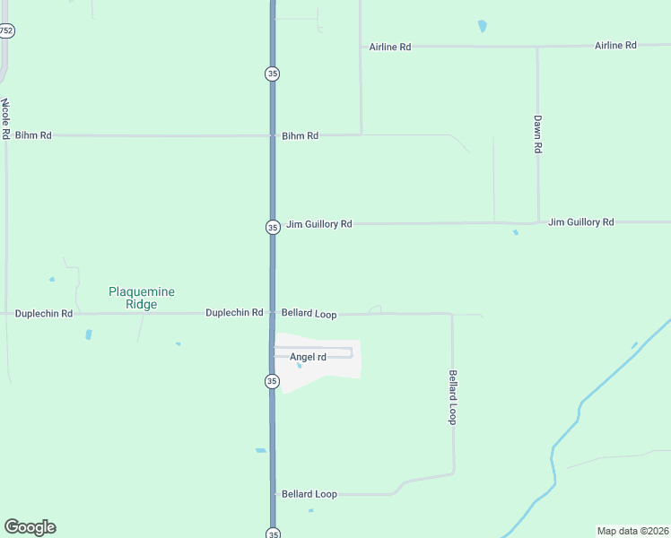 map of restaurants, bars, coffee shops, grocery stores, and more near 198 Jim Guillory Road in Opelousas