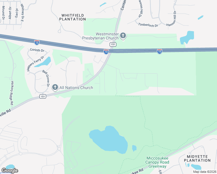 map of restaurants, bars, coffee shops, grocery stores, and more near 2075 Brim Lane in Tallahassee
