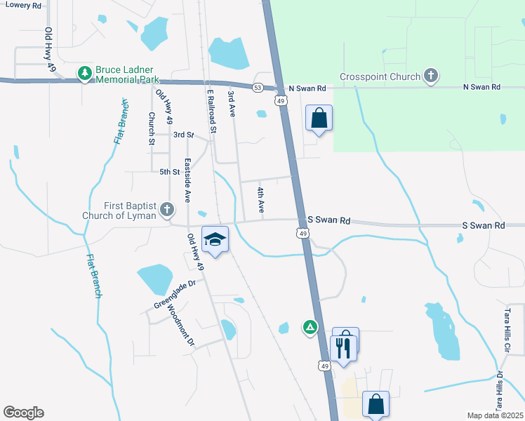 map of restaurants, bars, coffee shops, grocery stores, and more near 14304 4th Avenue in Gulfport
