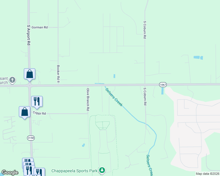 map of restaurants, bars, coffee shops, grocery stores, and more near 19376 Old Covington Highway in Hammond