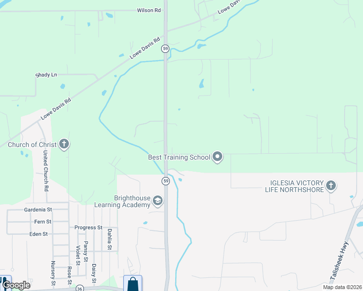 map of restaurants, bars, coffee shops, grocery stores, and more near 22081 Prats Road in Abita Springs