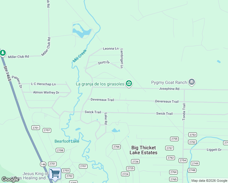 map of restaurants, bars, coffee shops, grocery stores, and more near 274 Josephine Road in Livingston