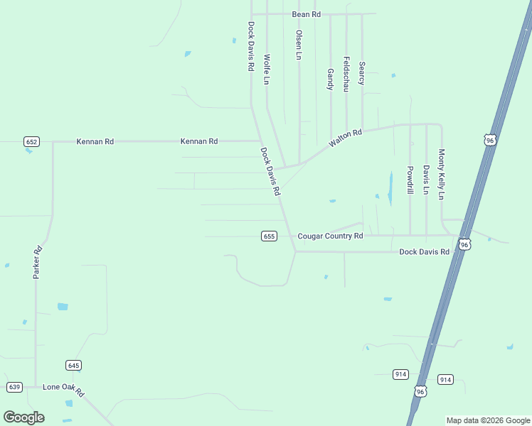 map of restaurants, bars, coffee shops, grocery stores, and more near 110 Griffis Road in Buna