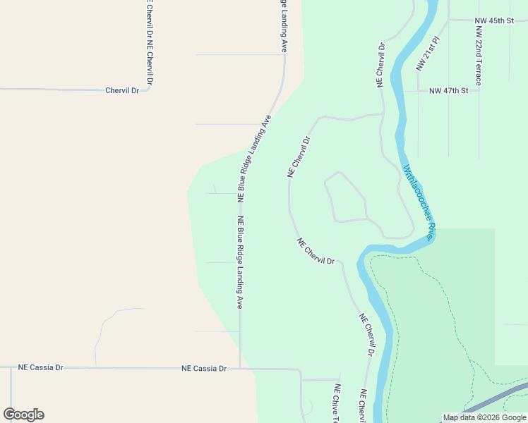 map of restaurants, bars, coffee shops, grocery stores, and more near 602 Northeast Blue Ridge Landing Avenue in Lee