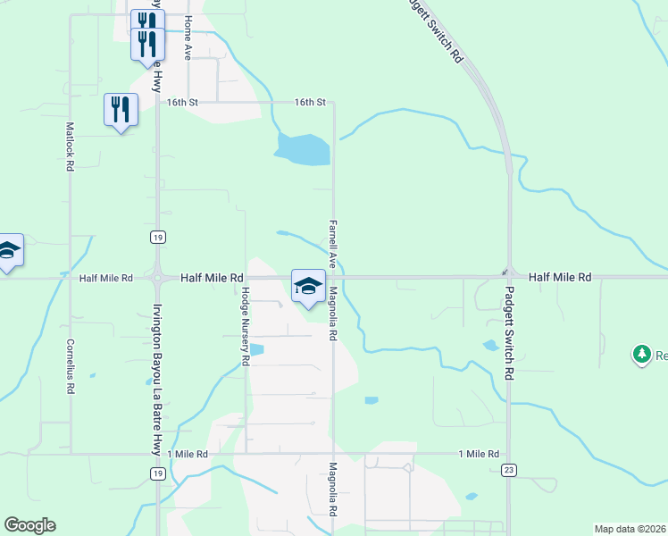map of restaurants, bars, coffee shops, grocery stores, and more near 9336 Farnell Avenue in Irvington