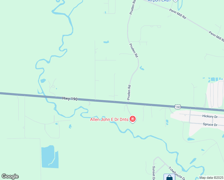 map of restaurants, bars, coffee shops, grocery stores, and more near 73053 Authement Street in Covington