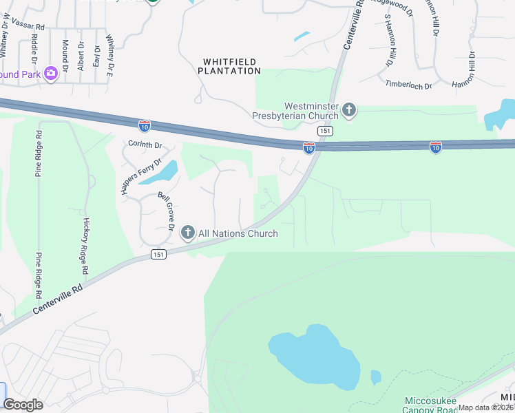 map of restaurants, bars, coffee shops, grocery stores, and more near 4016 Bending court in Tallahassee