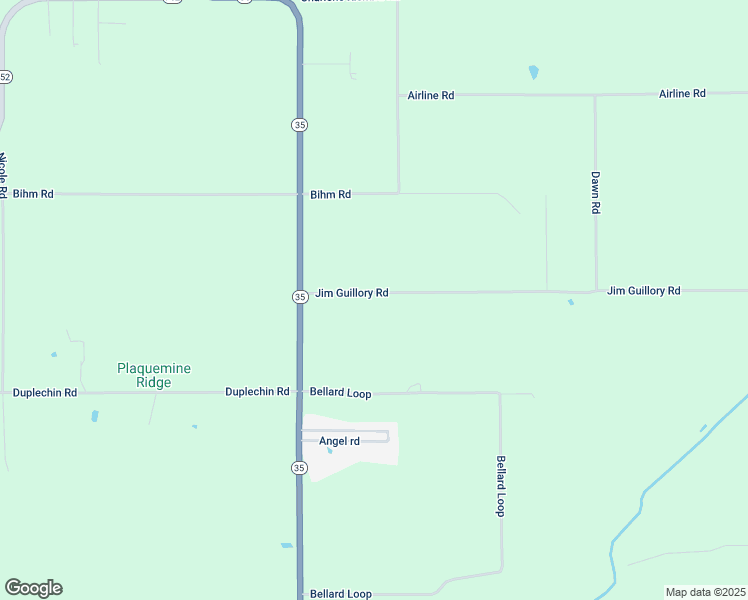 map of restaurants, bars, coffee shops, grocery stores, and more near 198 Jim Guillory Road in Opelousas