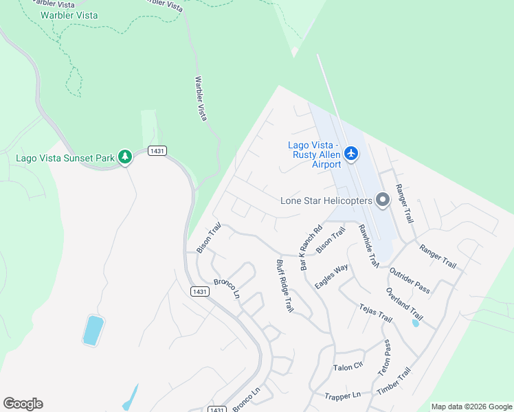 map of restaurants, bars, coffee shops, grocery stores, and more near 21501 Westward Ho Trail in Leander