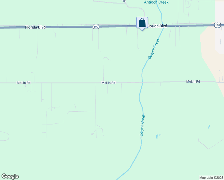 map of restaurants, bars, coffee shops, grocery stores, and more near 19230 McLin Road in Livingston