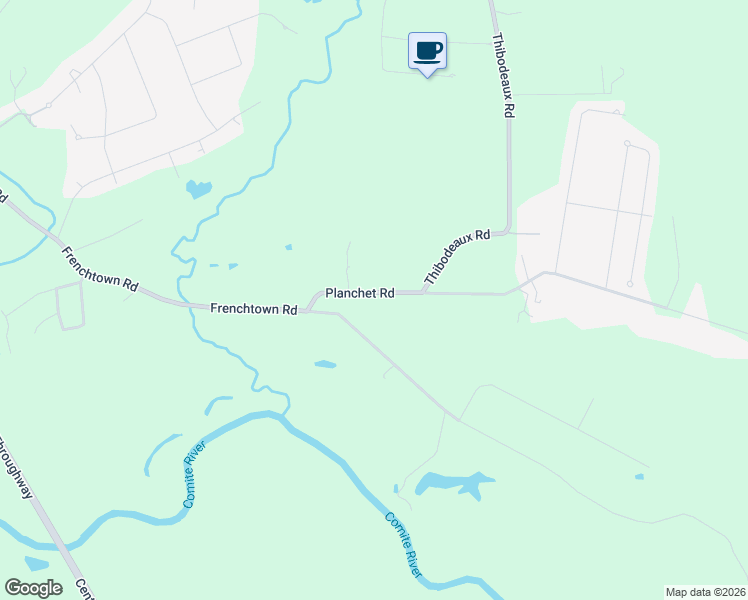 map of restaurants, bars, coffee shops, grocery stores, and more near 16706 Planchet Road in Central